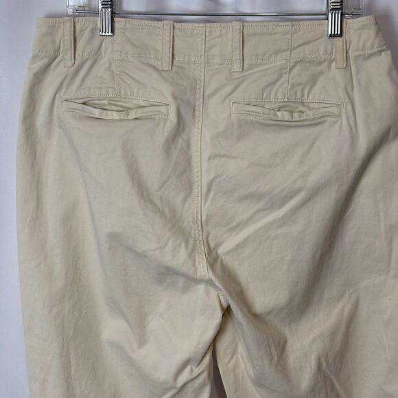Gap Pants Women’s14 Tall Downtown Khaki Straight Chino Cotton Blend Twill Casual - Picture 9 of 14